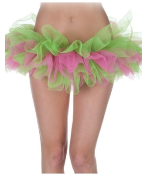 Green And Pink Tutu Adult
