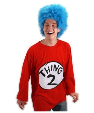 Thing 2 Adult Plus Size Costume Kit