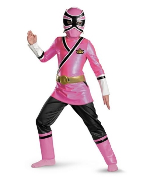 Samurai Pink Power Ranger Kids Costume deluxe