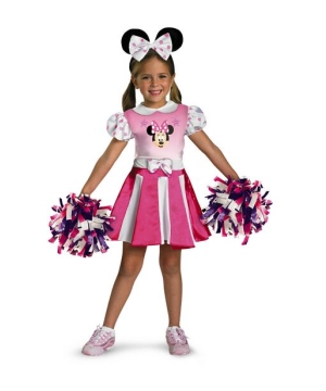 Minnie Mouse Cheerleader Kids Costume