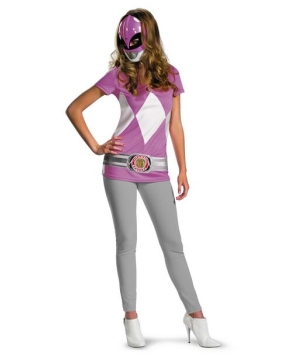 Pink Power Ranger Costume - Adult Costume