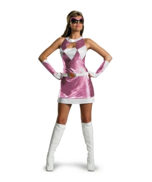 Pink Power Ranger Costume - Adult Costume
