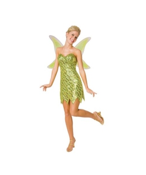Sequin Tinkerbell Adult Costume deluxe