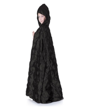 Black Cape Girl Costume