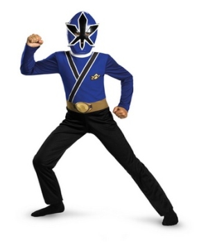 Samurai Blue Ranger Kids Costume