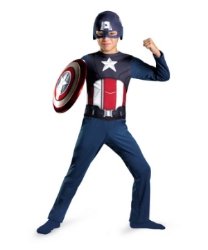 The Avengers Captain America Kids Costume