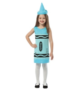 Crayola Sky Blue Tank Dress Girl Costume