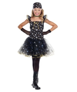 Cute As Gold Pirate Light up Girl Costume