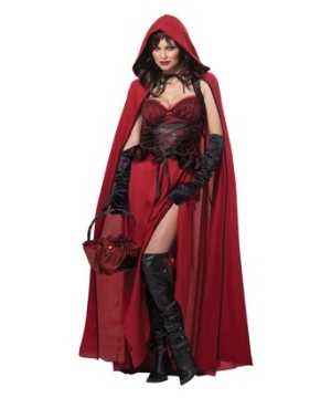 Dark Red Riding Hood Adult Costume