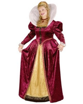 Elizabethan Queen Womens Costume Plus Size
