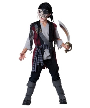 Shipwrecked Pirate Kids Costume