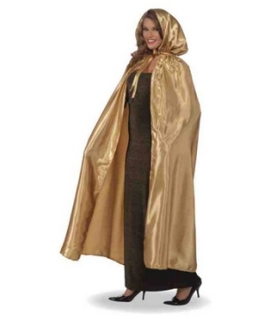 Masquerade Cape - Costume Accessory - Gold