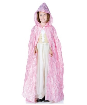 Pink Cape Girl Costume