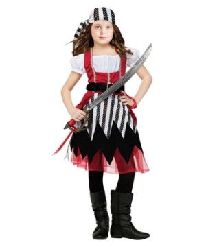 Pirate Queen Girl Costume