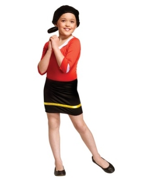 Popeye Olive Oyl Girl Costume