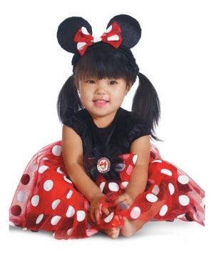 Red Minnie Baby Costume