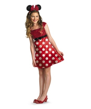 Red Minnie Mouse Kids Costume