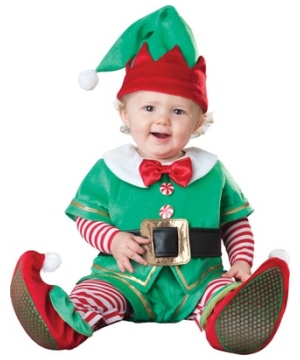 Santas Little Elf Baby Costume