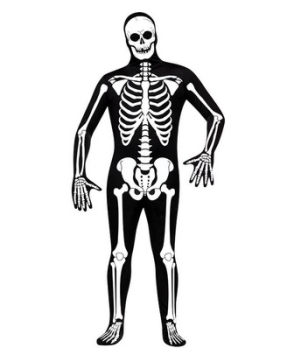 Skeleton Skin Suit Adult Costume