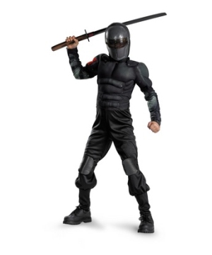 G.i. Joe Snake Eyes Muscle Kids Costume
