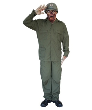 Zombie Soldier Adult Costume