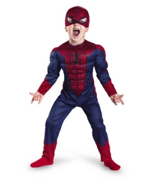 The Amazing Spiderman Muscle Kids Costume