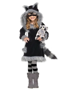 Sweet Raccoon Kids Costume