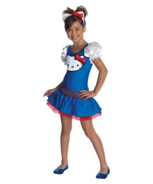Blue Hello Kitty Kids Costume