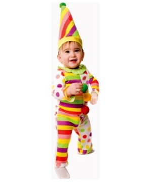 Dots and Stripes Clown Baby Costume