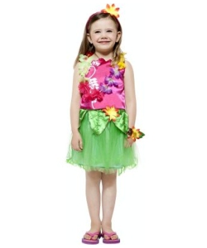 Hula Hula Girl Kids Costume