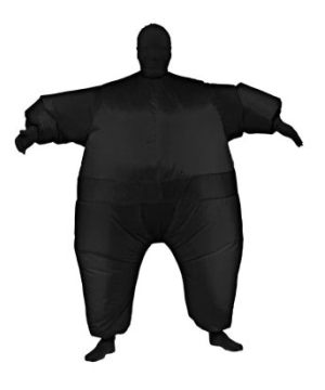 Inflatable Adult Costume Black