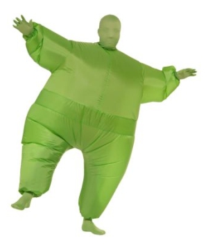 Inflatable Adult Costume Green