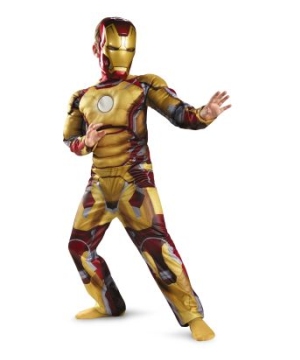 Iron Man Mark 42 Muscle Kids Costume