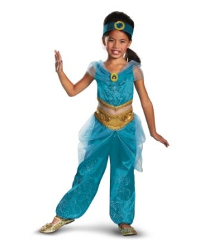 Jasmine Sparkle Kids Disney Costume deluxe Jasmine Sparkle Kids Disney Costume deluxe