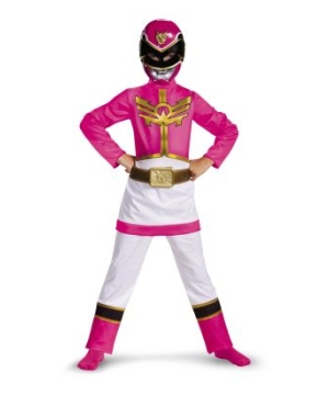 Pink Power Ranger Megaforce Kids Costume