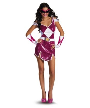 Pink Ranger Glam Adult Costume