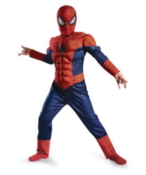 Ultimate Spider Man Muscle Light up Kids Costume
