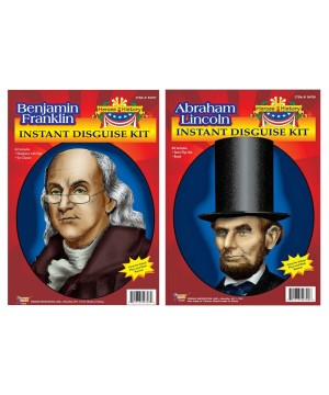Benjamin Franklin and Abraham Lincoln Costume Kits