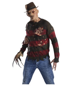 Freddy Krueger Sweater Flesh Costume Scary Costumes - Scary Costumes Freddy Krueger Sweater Flesh Costume Scary Costumes - Scary Costumes