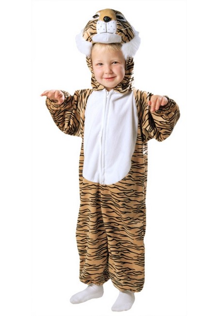 Striped Plush Tiger Costume