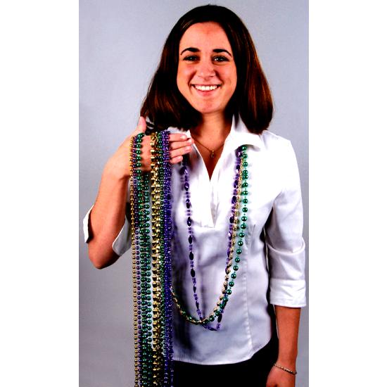 Mardi Gras Beads 48 Inches Assorted Beads