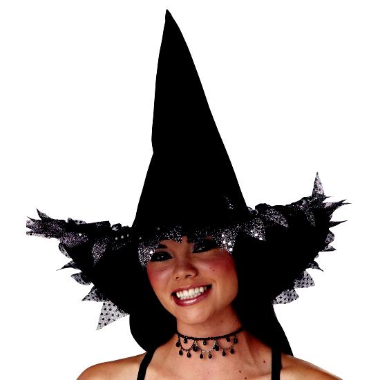 Witch Hat Silver Sparkle