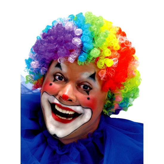 7 Color Clown Men Wig