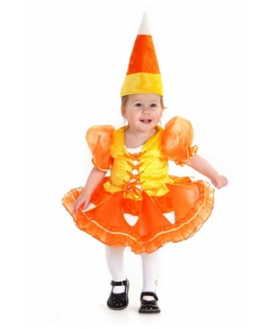 Candy Corn Princess Kids Costume