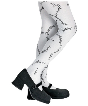 Pantyhose Stitched White Child Pantyhose Stitched White Child