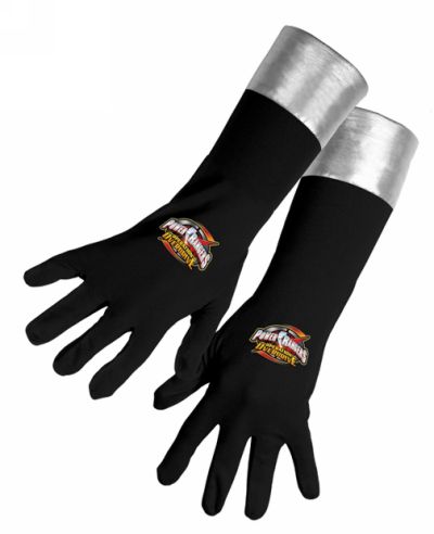 Black Power Ranger Gloves Child