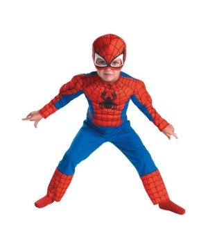 Spiderman Muscle Kids Costume