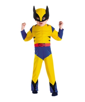 Wolverine Muscle Kids Costume