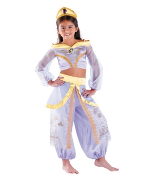 Jasmine Disney Girls Costume Prestige Jasmine Disney Girls Costume Prestige