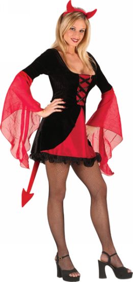 Sweet &  Devil Halloween Women Costume